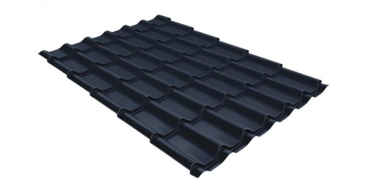 Металлочерепица классик 0,45 Drap RAL 7024